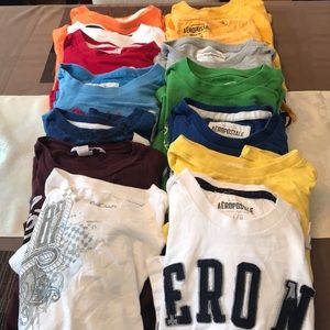 Lot of Aeropostale shirts